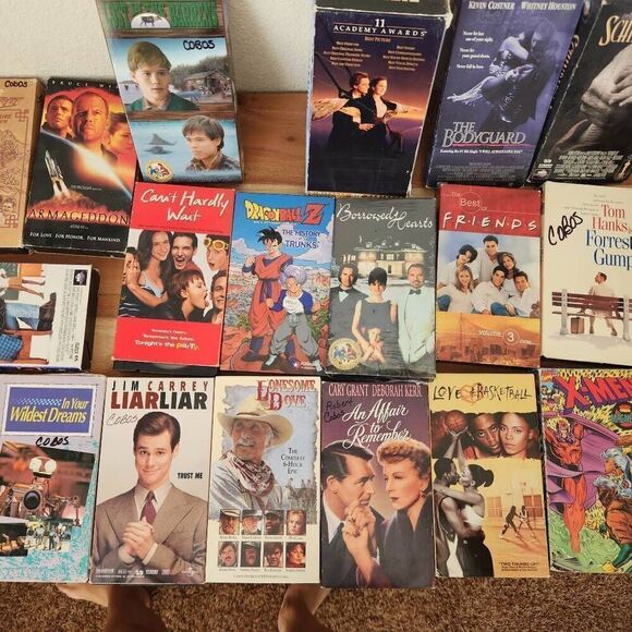 29 VHS video cassette tape bundle vintage lot Hoosiers Forrest Gump Robin Hood T - Picture 7 of 7